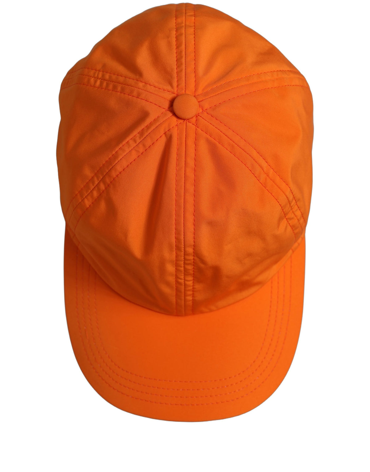 Dolce & Gabbana Men Orange Polyester Baseball Cap 6 Panels Hat