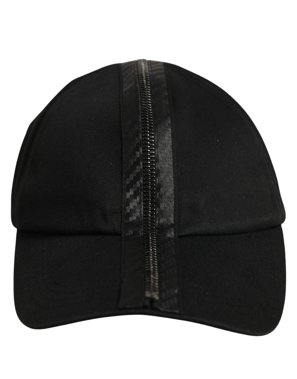 Dolce & Gabbana Men Black Cotton Baseball Cap 6 Panels Hat