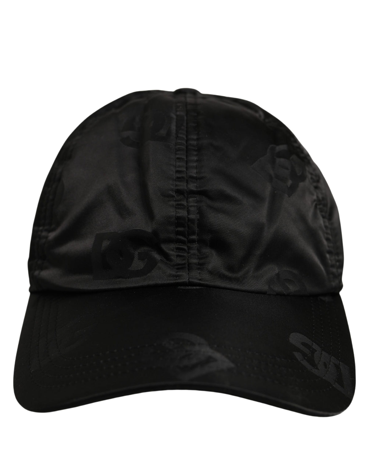 Dolce & Gabbana Men Black DG Monogram Baseball Capello Hat
