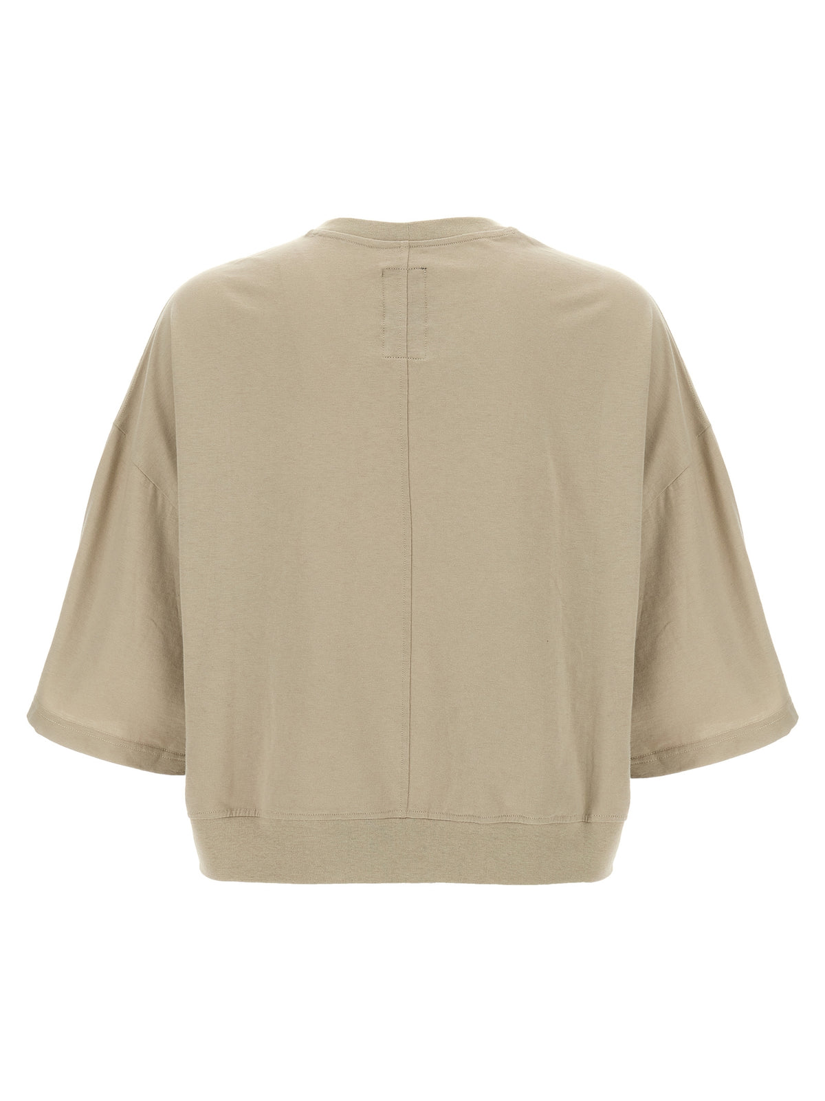 Rick Owens Gray Cotton T-Shirt