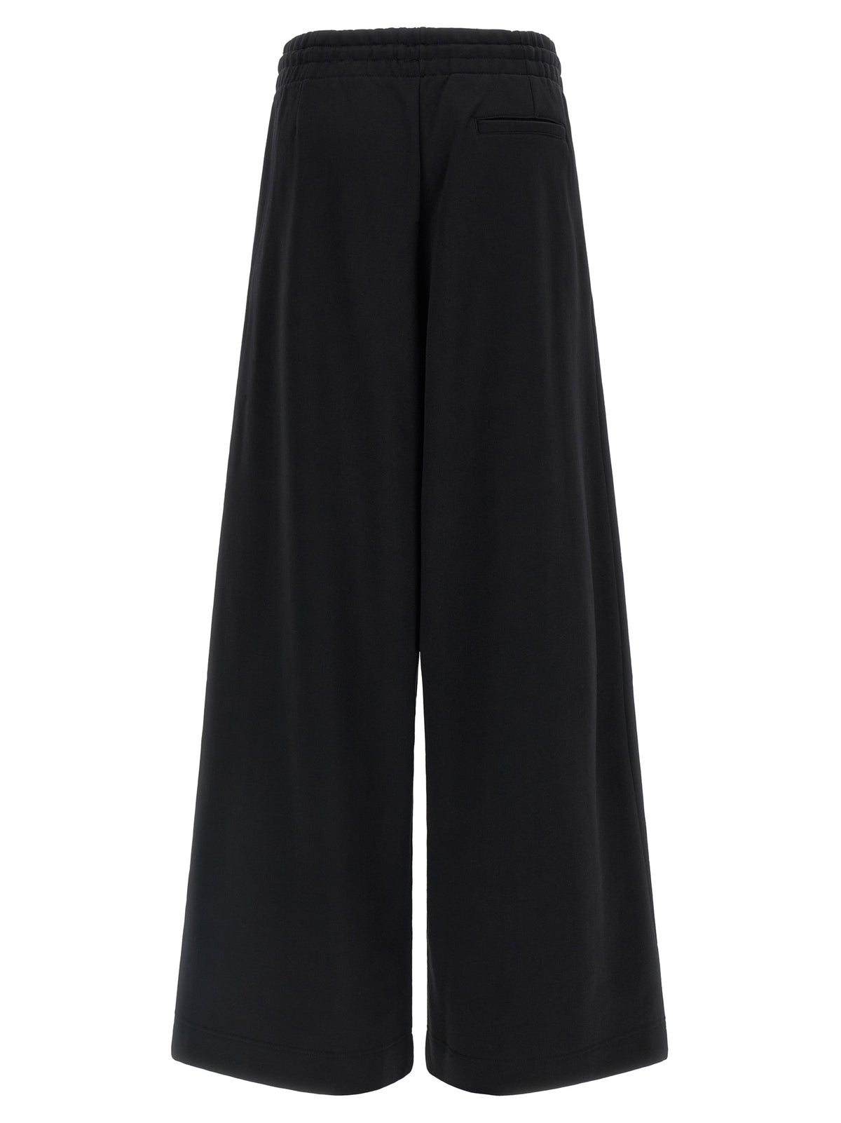 Dries Van Noten Black Cotton Athletic Pants