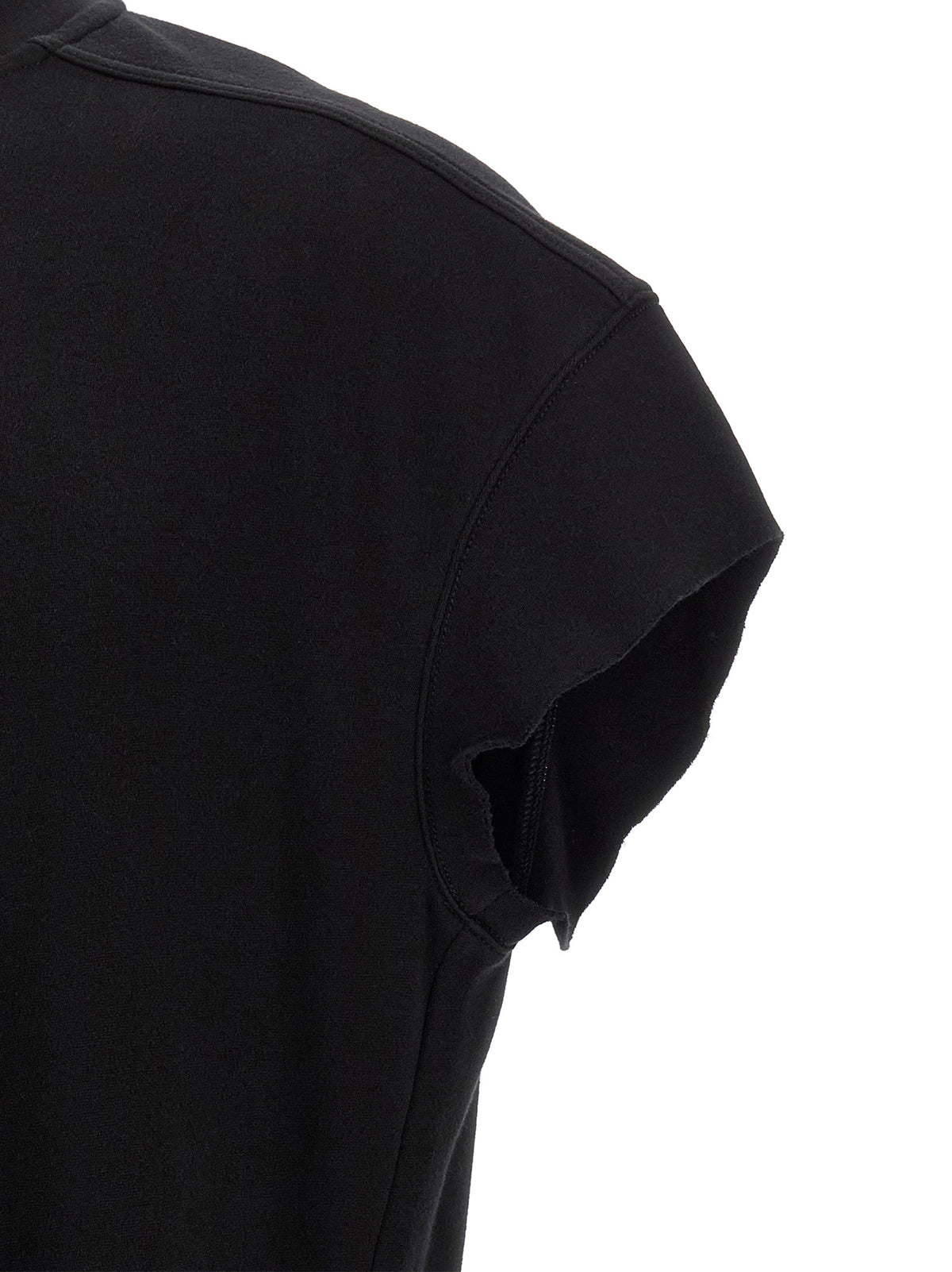 Rick Owens Black Cotton T-Shirt