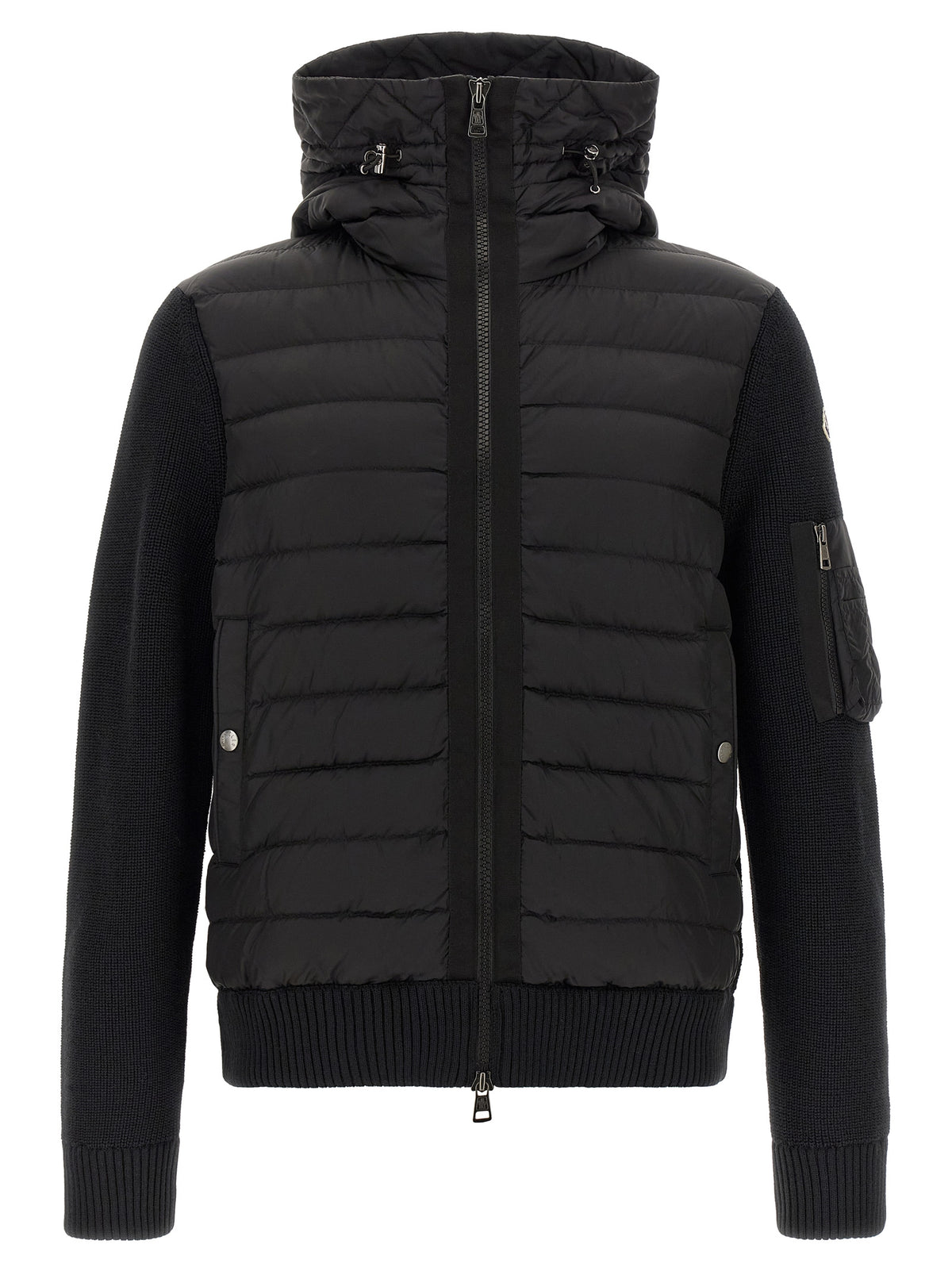 Moncler Black Polyamide Cardigan