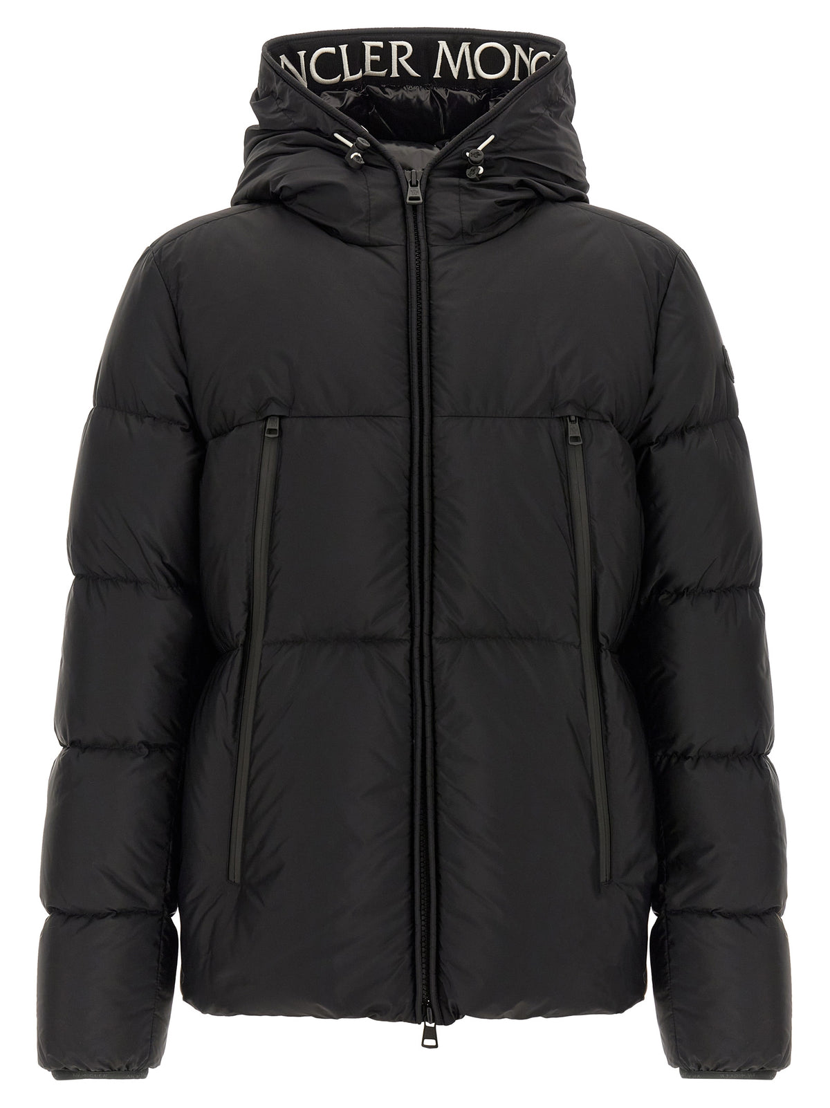 Moncler Black Polyamide Full-Length Jacket