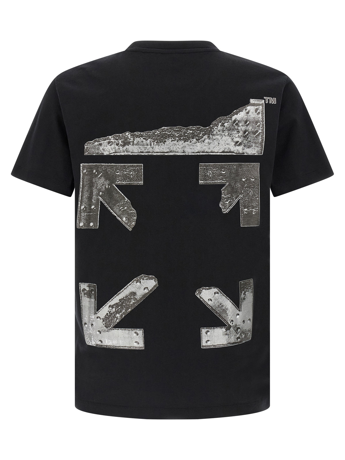 Off-White Black Cotton T-Shirt
