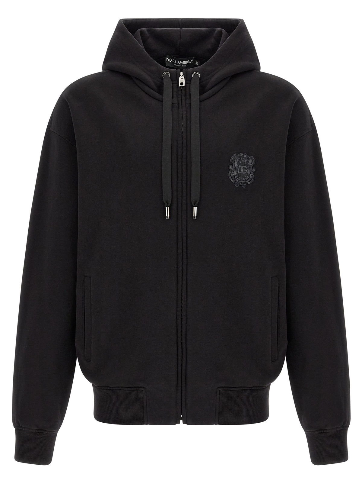 Dolce & Gabbana Black Cotton Sweatshirt