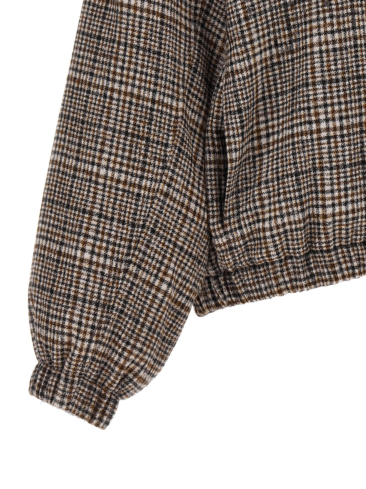 Brunello Cucinelli Brown Alpaca Leather Bomber