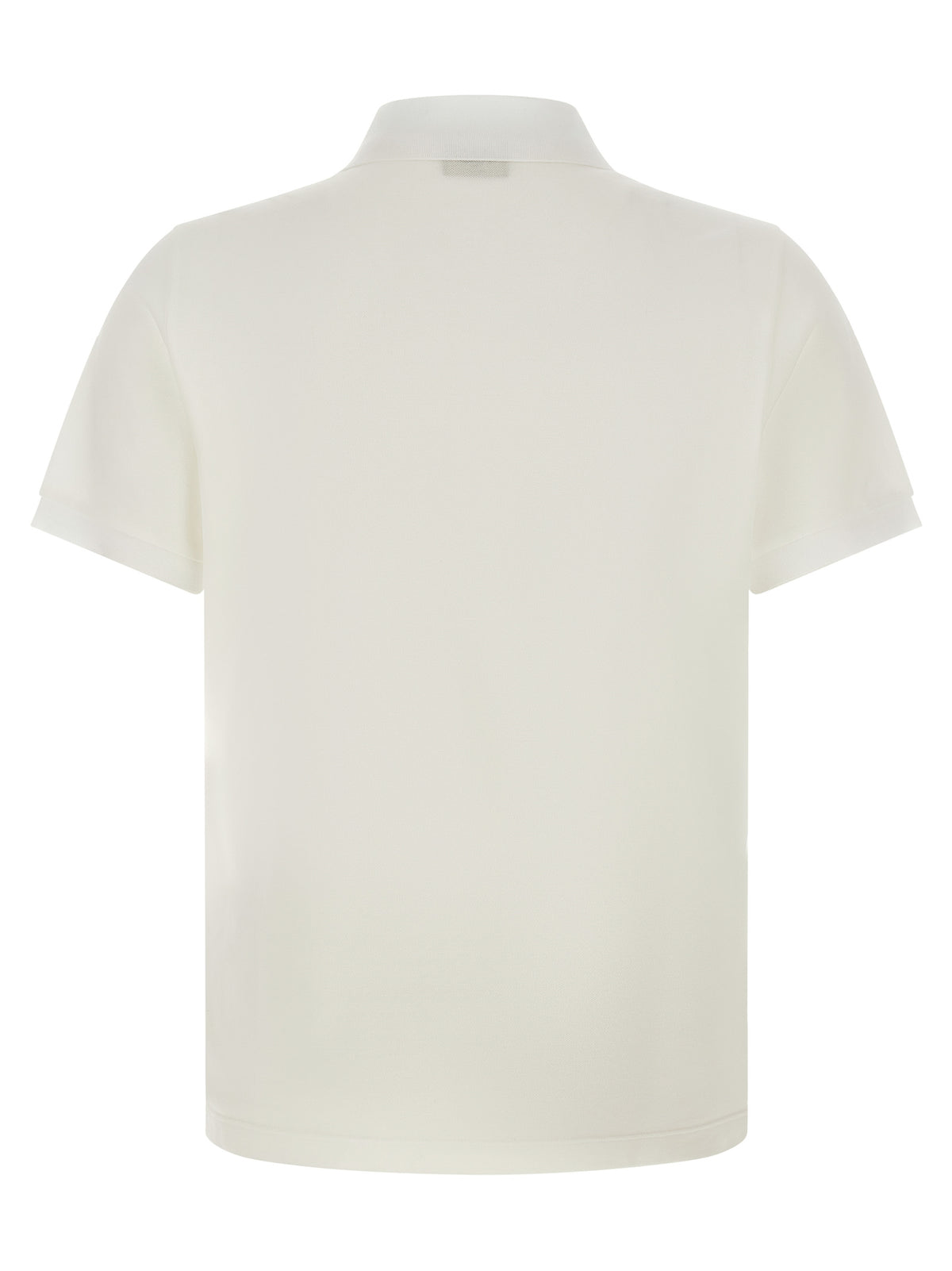 Fendi White Cotton Polo Shirt