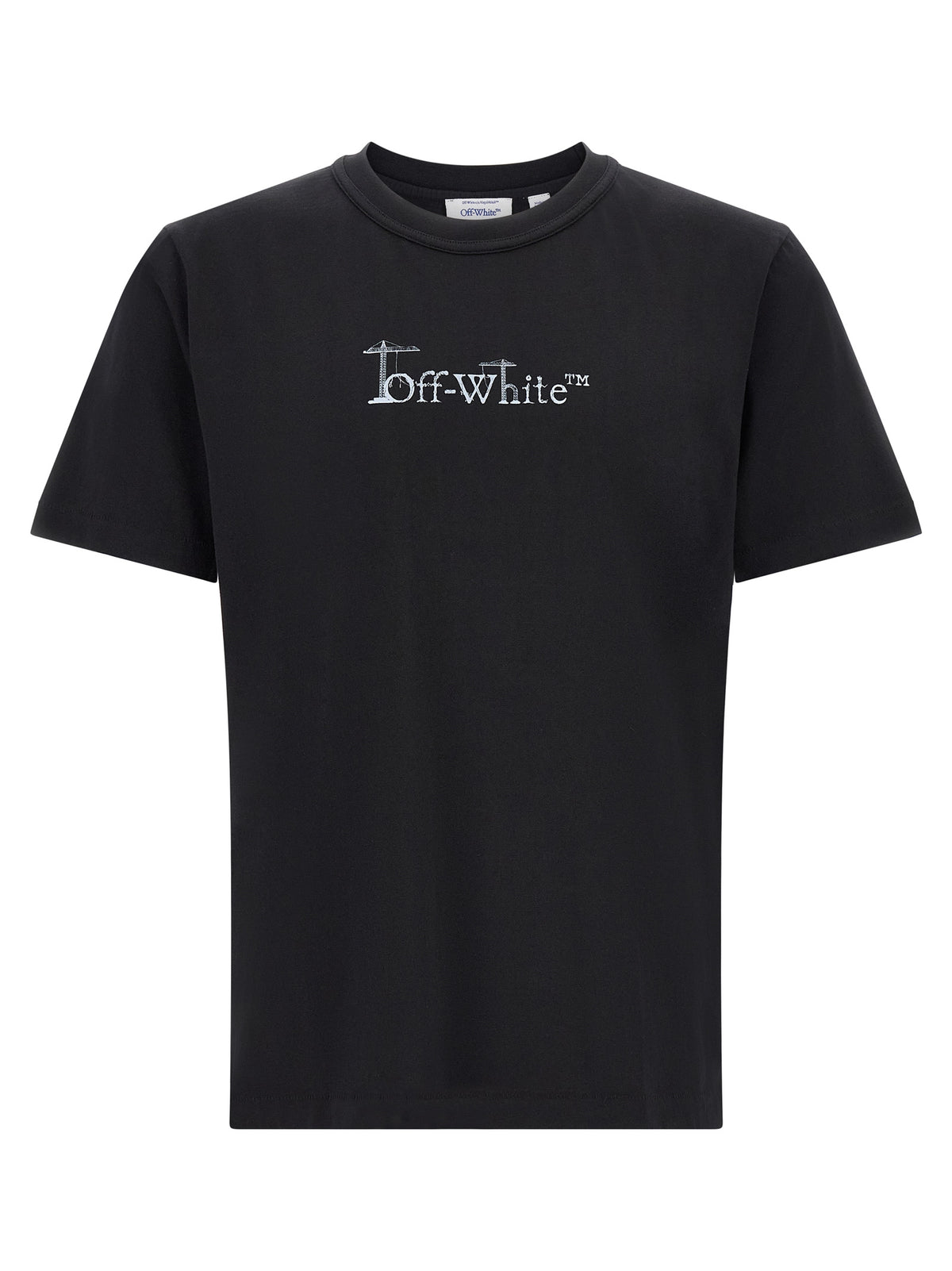 Off-White Black Cotton T-Shirt