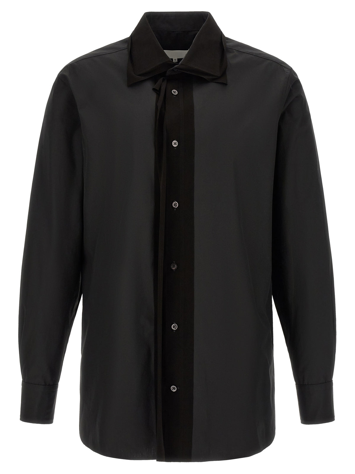 Maison Margiela Black Cotton Blouse