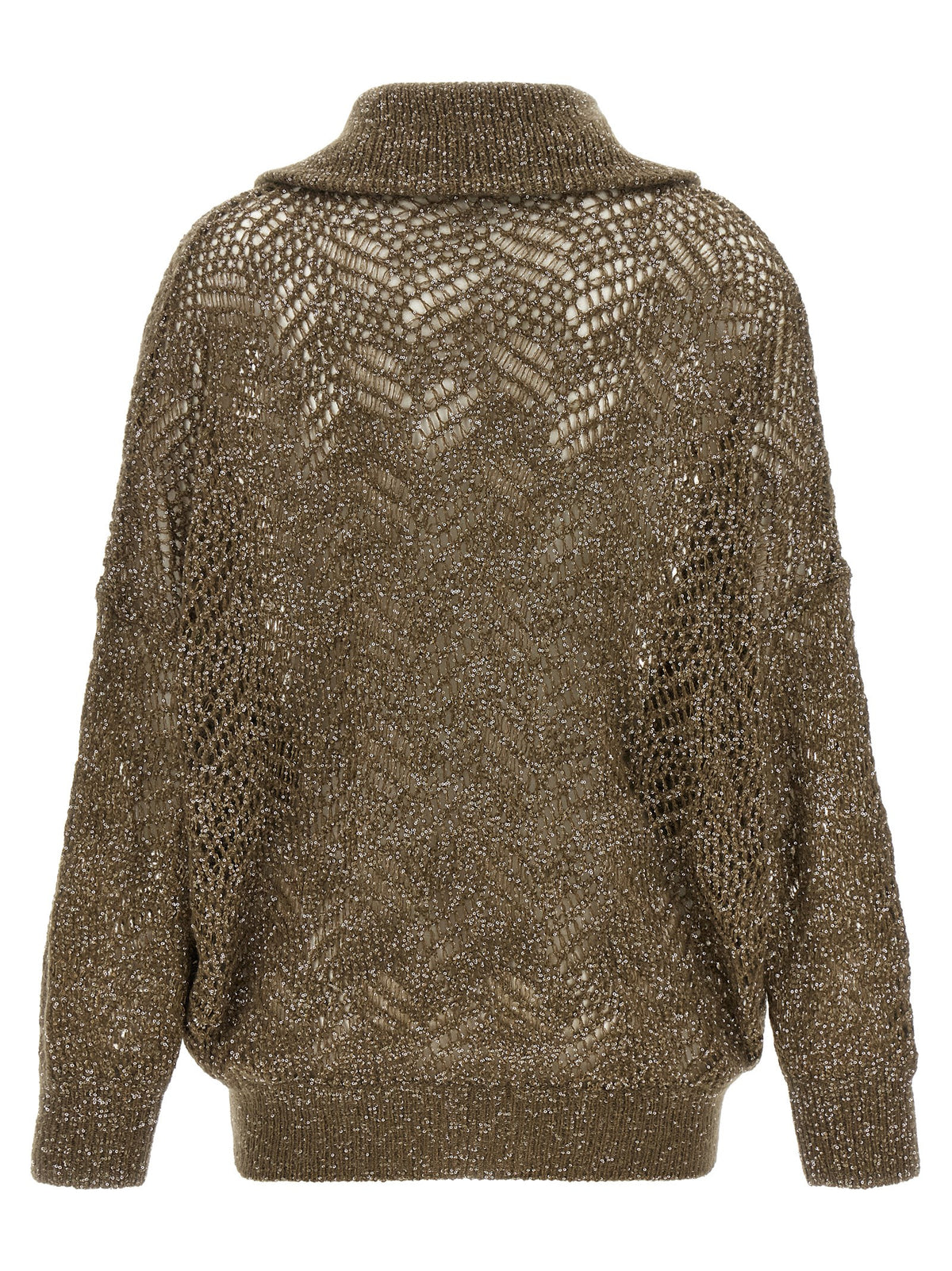 Brunello Cucinelli Brown Polyamide Cardigan