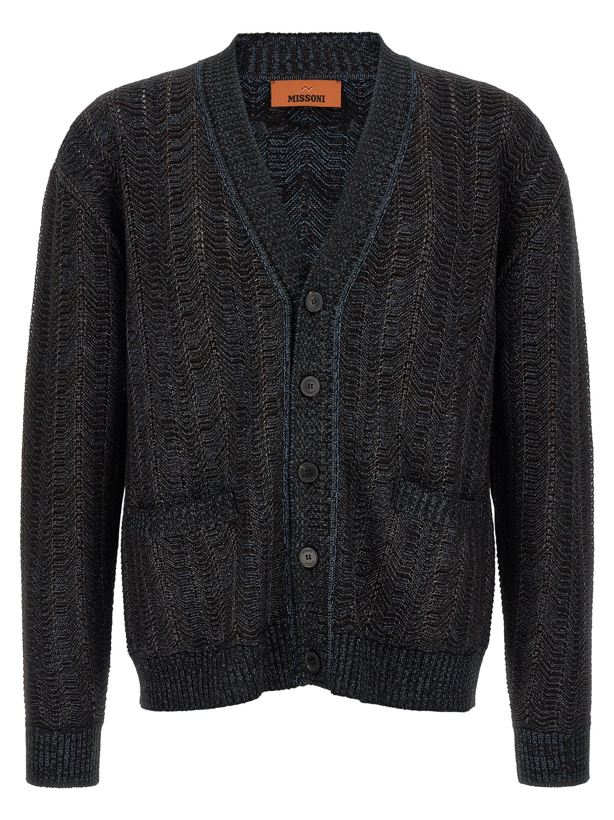 Missoni Blue Viscose Cardigan