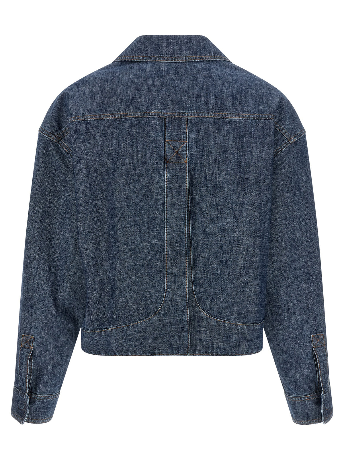 Fendi Blue Cotton Denim Jacket