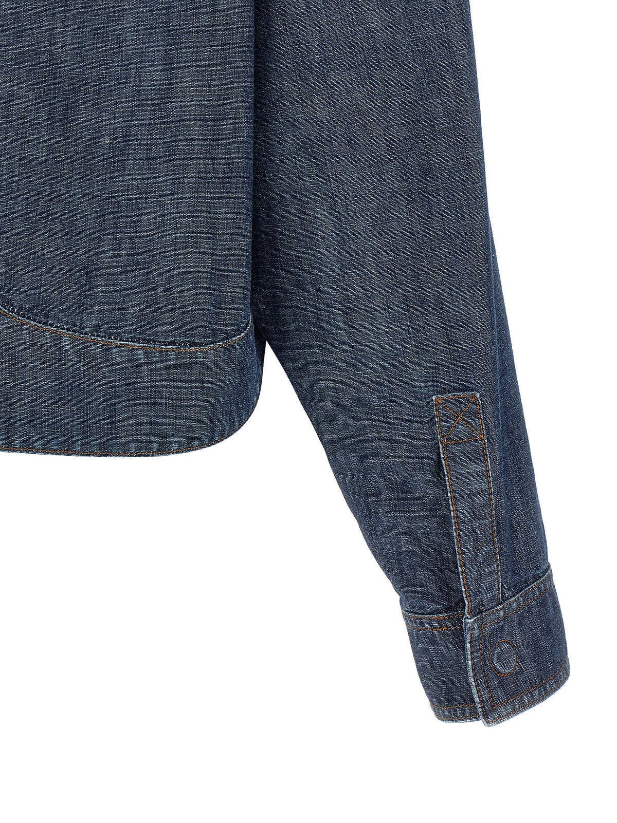 Fendi Blue Cotton Denim Jacket