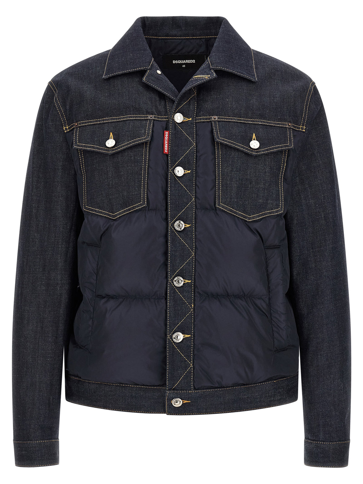 Dsquared² Blue Cotton Denim Jacket