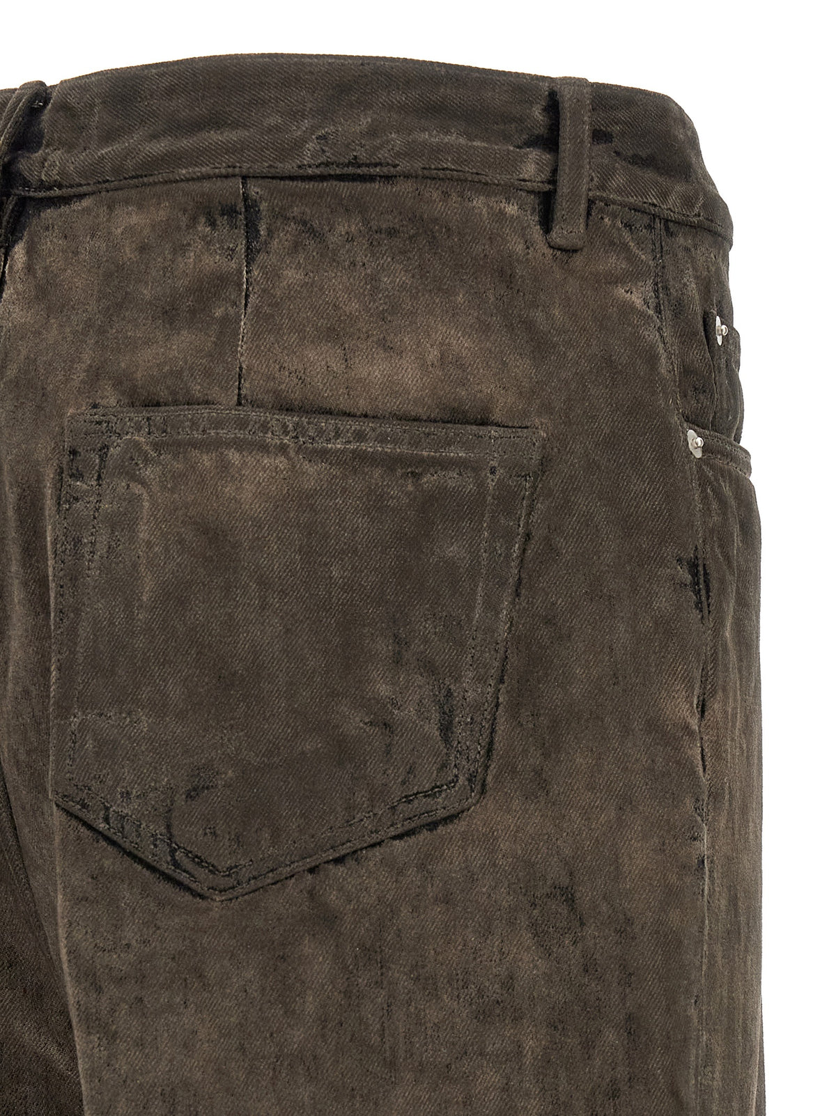 Rick Owens Gray Cotton Bootcut Jeans