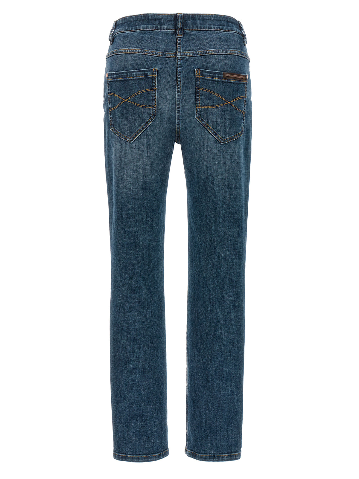 Brunello Cucinelli Blue Cotton Straight-Leg Jeans