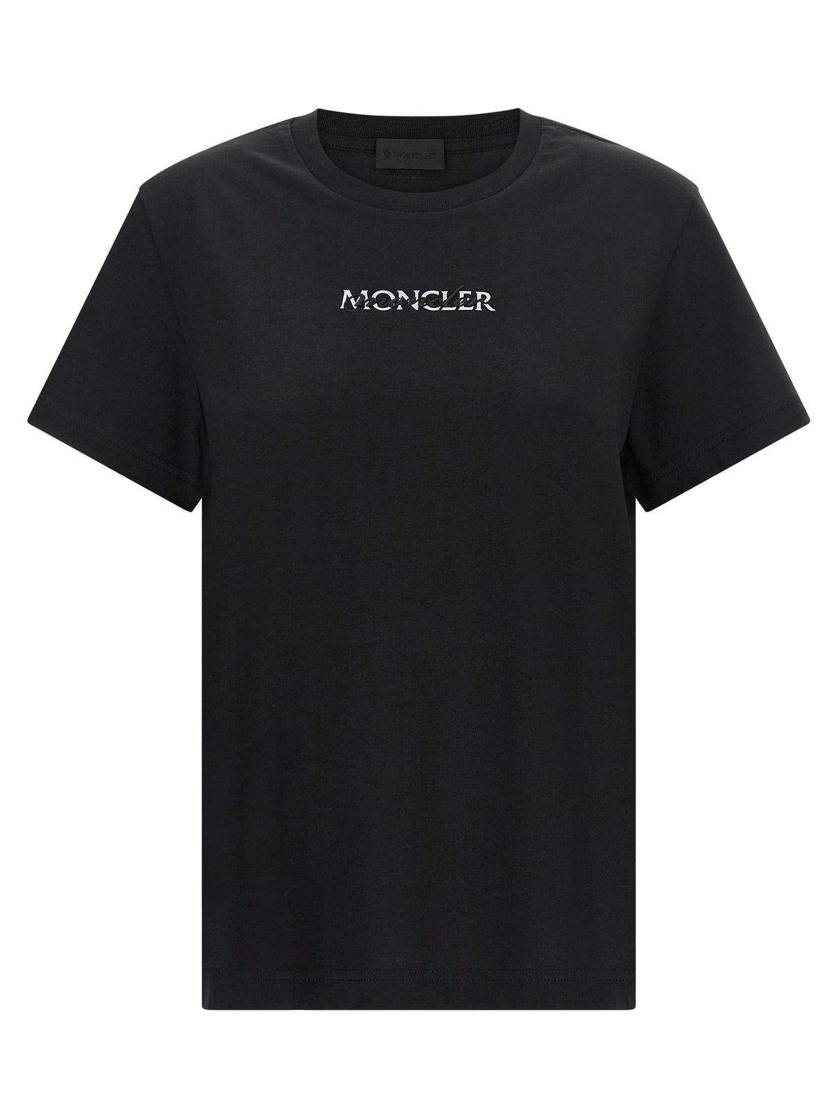 Moncler Black Cotton T-Shirt