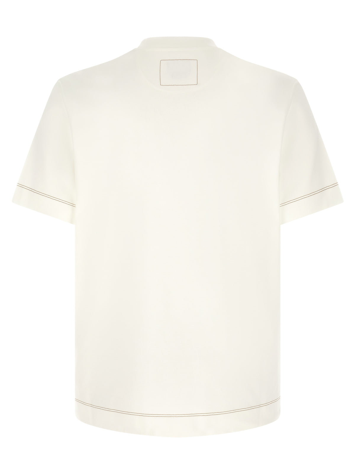 Fendi White Cotton T-Shirt