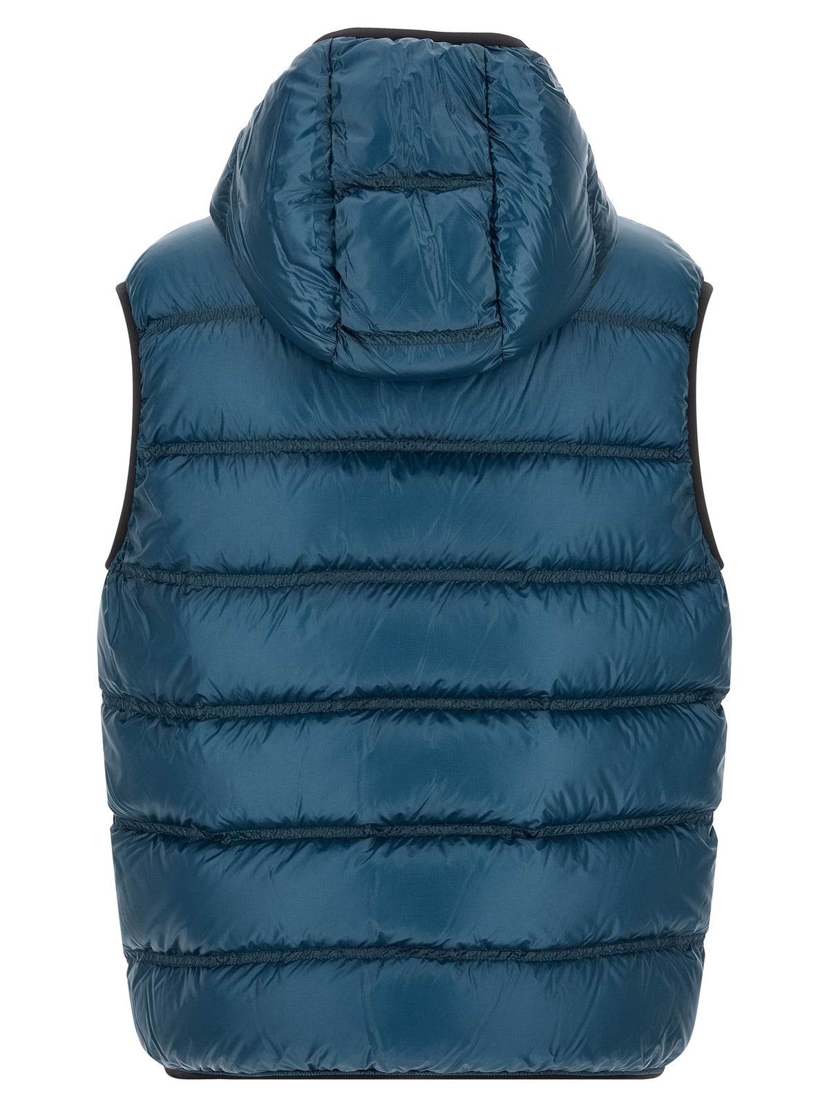 Moncler Blue Polyamide Full-Length Jacket