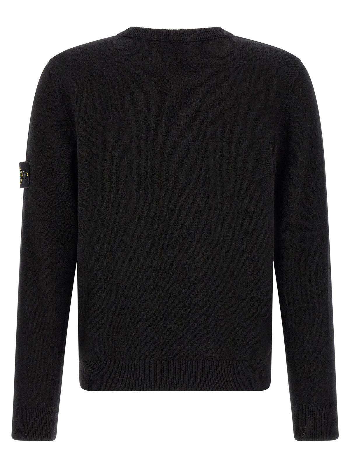 Stone Island Black Virgin Wool Cardigan