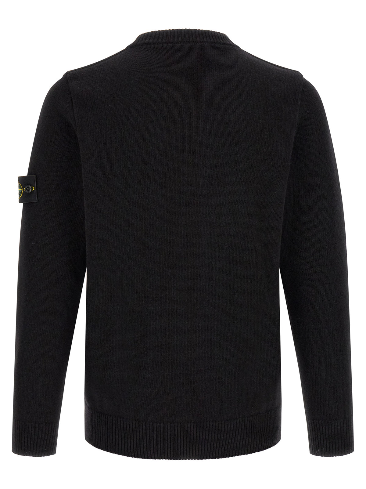 Stone Island Black Virgin Wool Cardigan