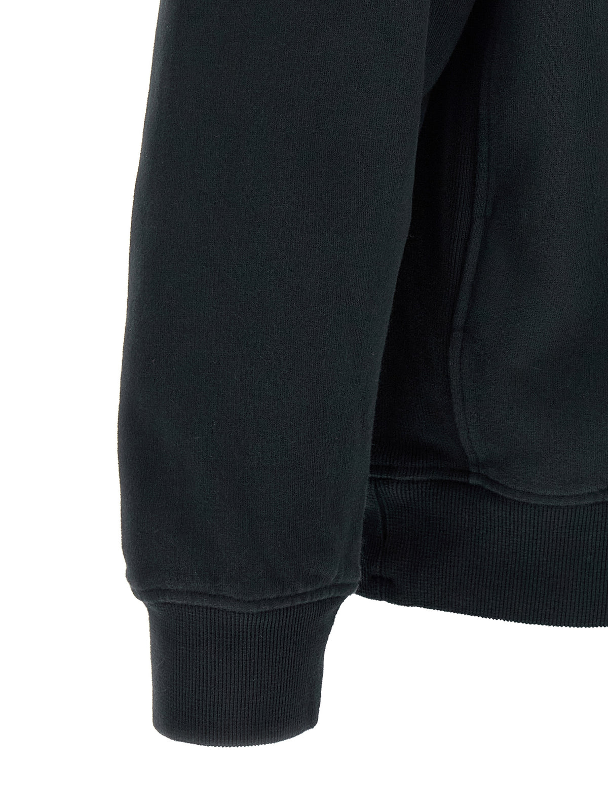 Stone Island Blue Cotton Sweatshirt