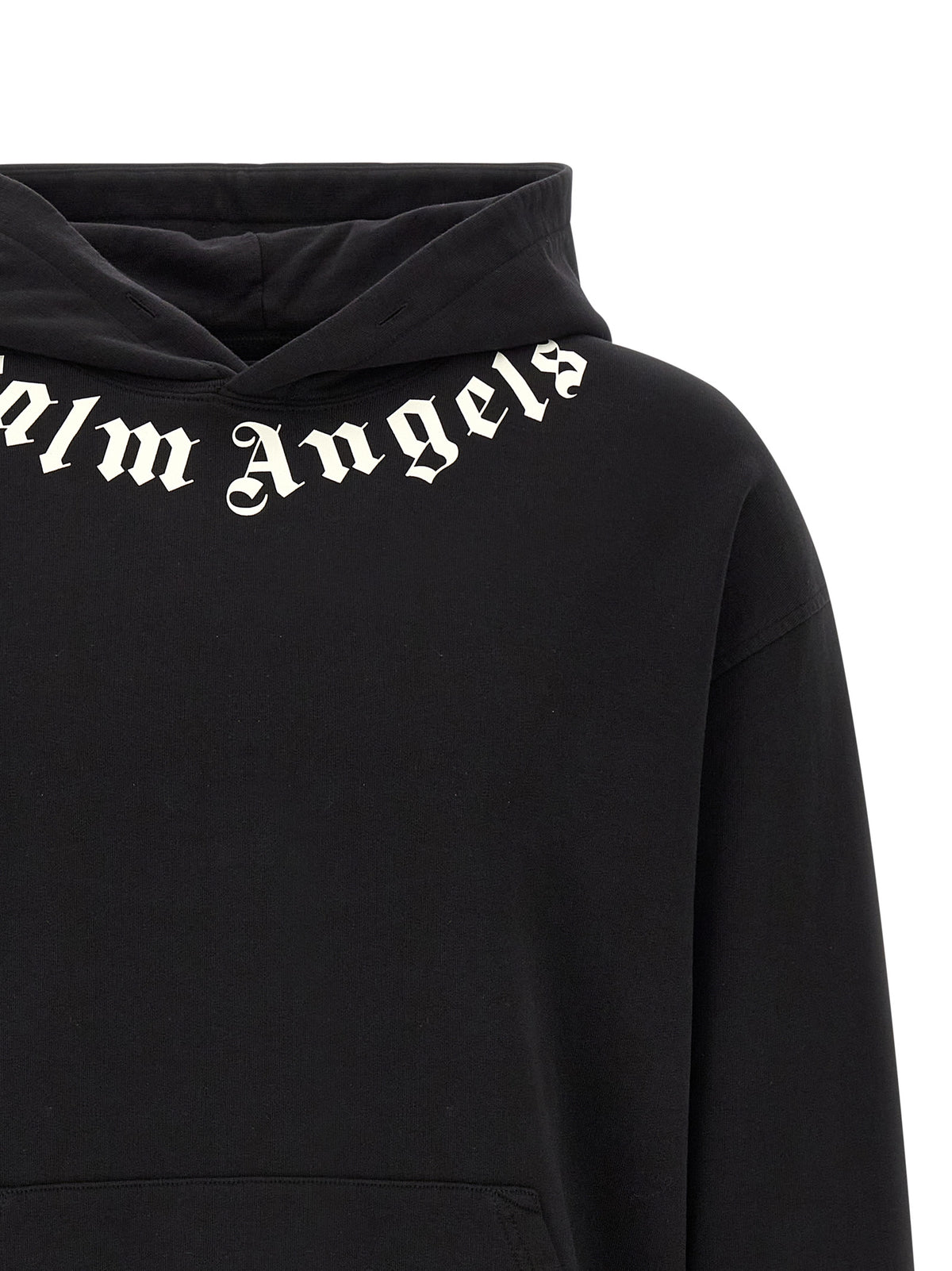Palm Angels Black Cotton Sweatshirt