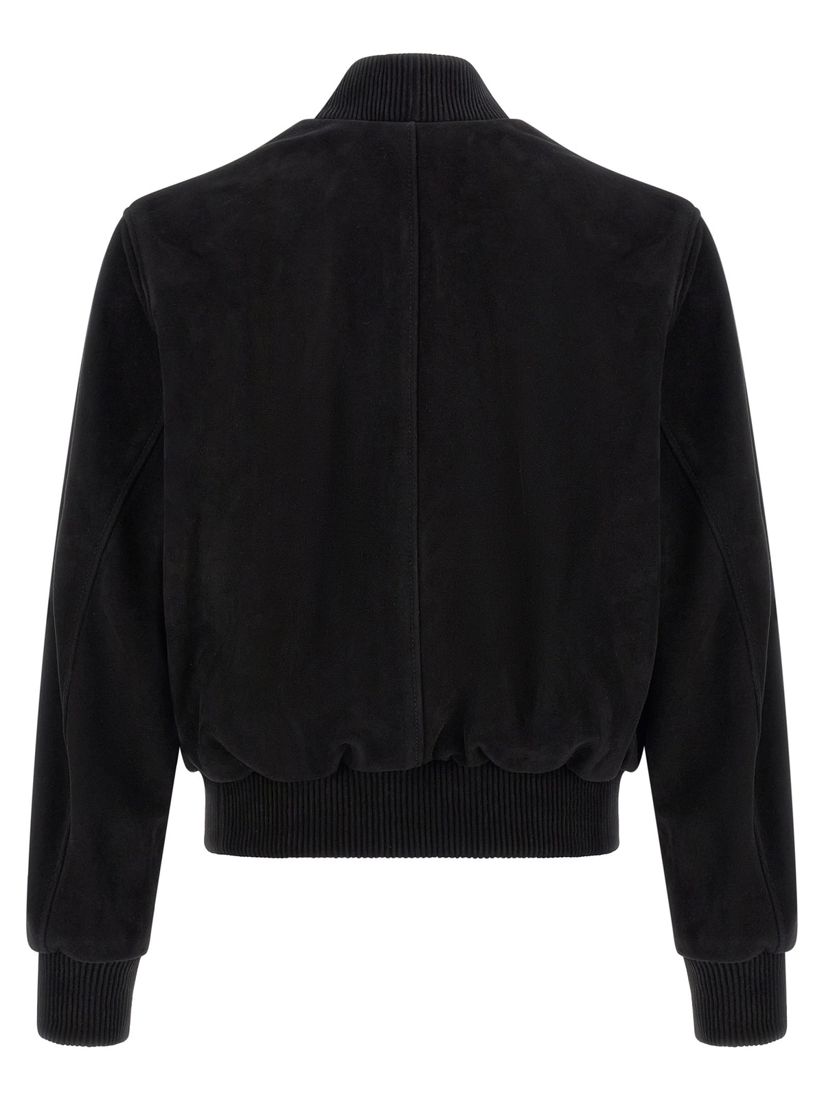 Ami Paris Black Goatskin Bomber