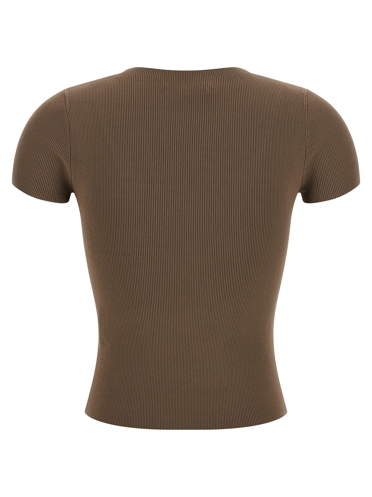 Alexander Wang Brown Polyamide T-Shirt