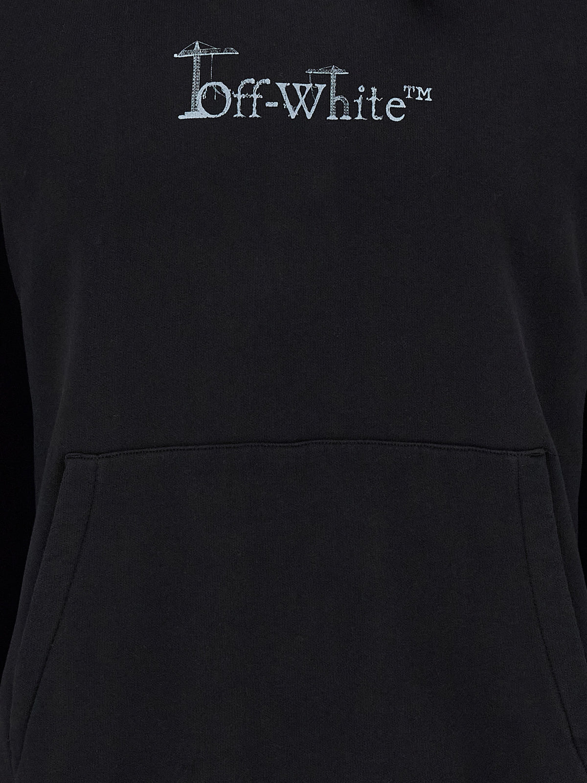 Off-White Black Cotton Sweatshirt