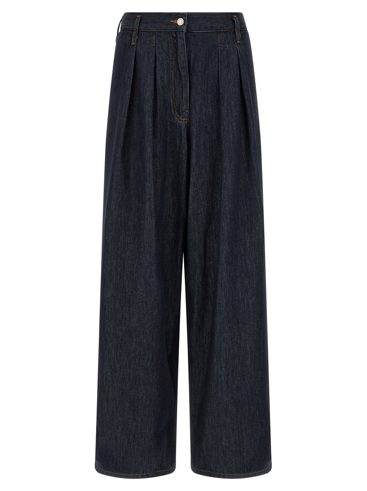 Dries Van Noten Blue Cotton Relaxed Fit Jeans