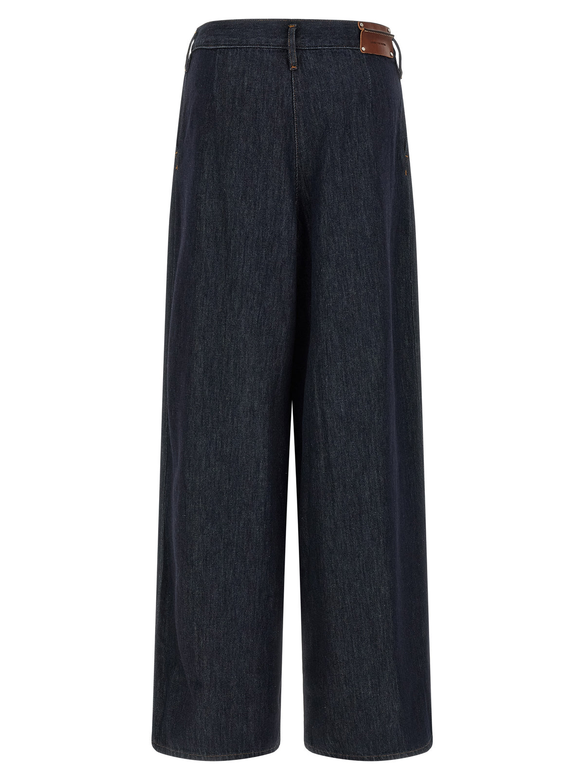 Dries Van Noten Blue Cotton Relaxed Fit Jeans
