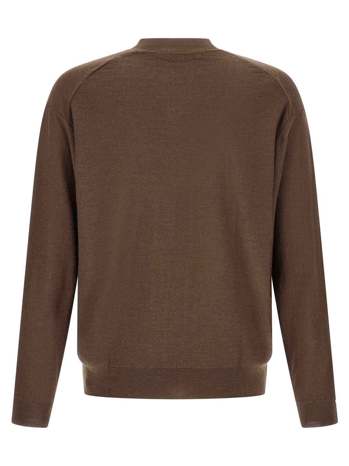 Lemaire Brown Wool Cardigan