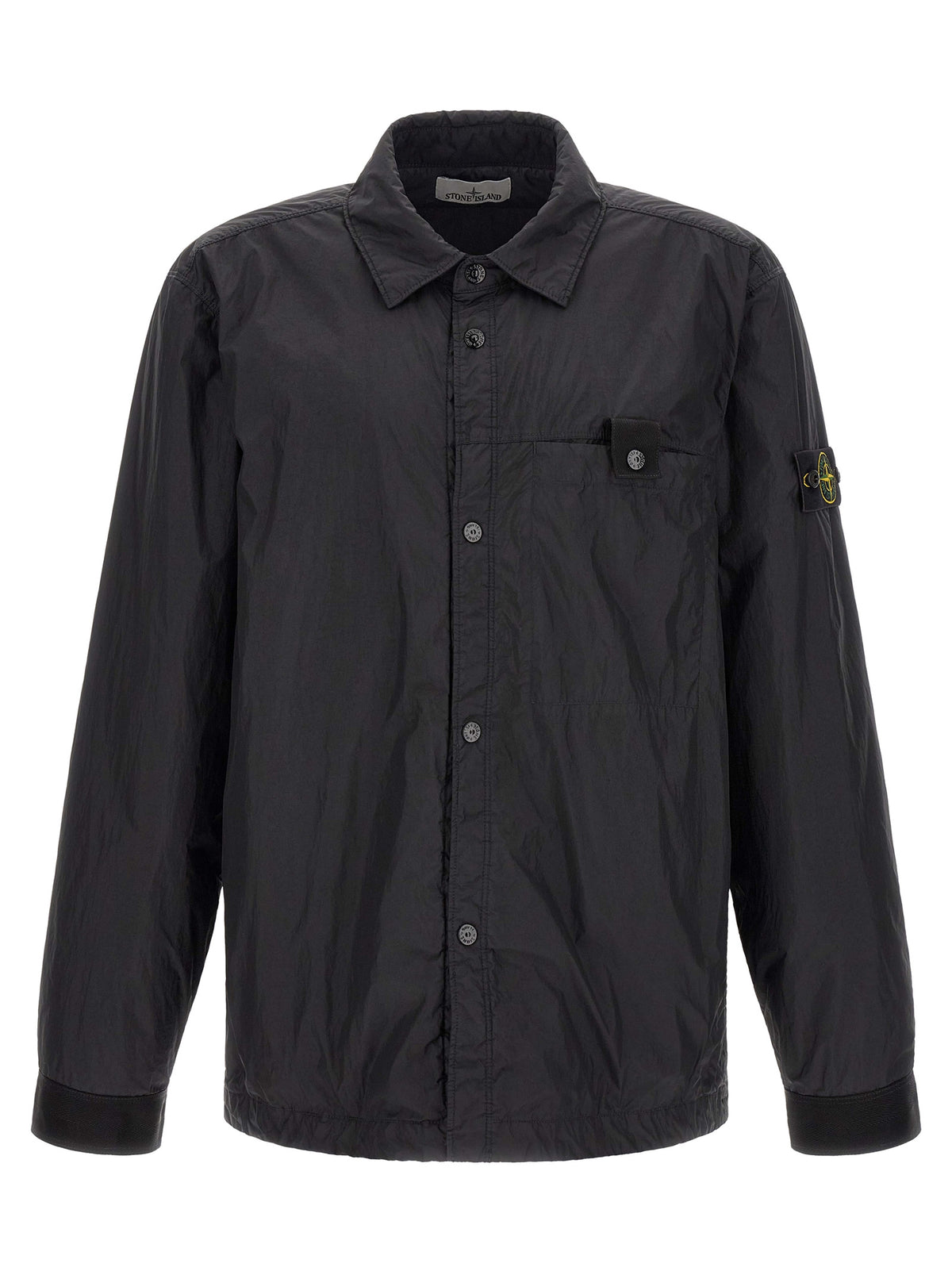 Stone Island Black Polyamide Shell Jacket