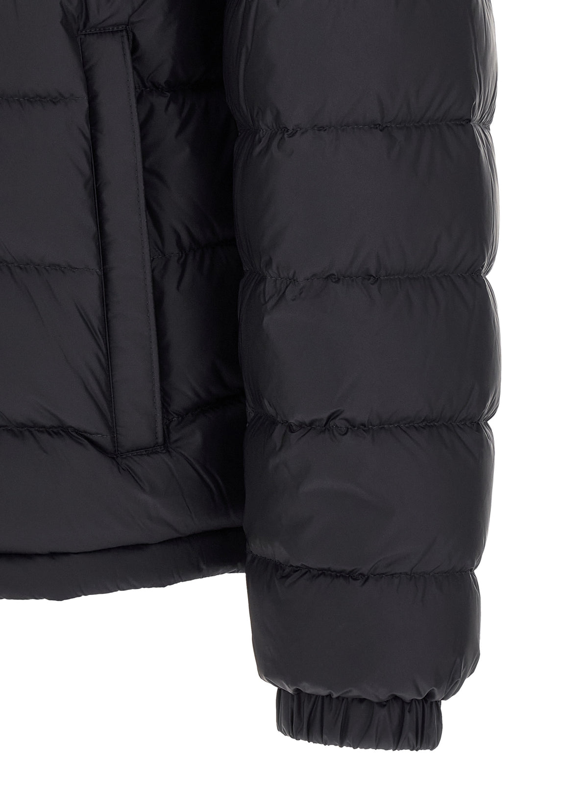 Moncler Blue Polyamide Full-Length Jacket