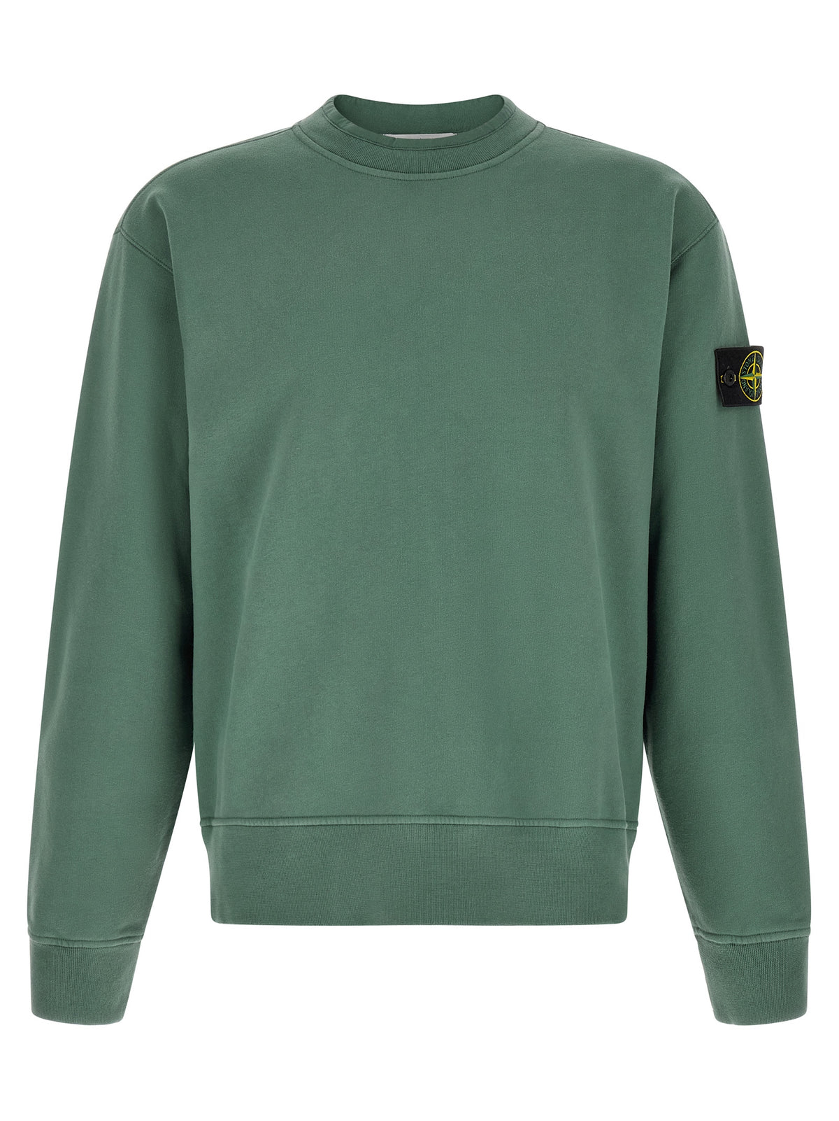 Stone Island Bicolor Cotton Sweatshirt