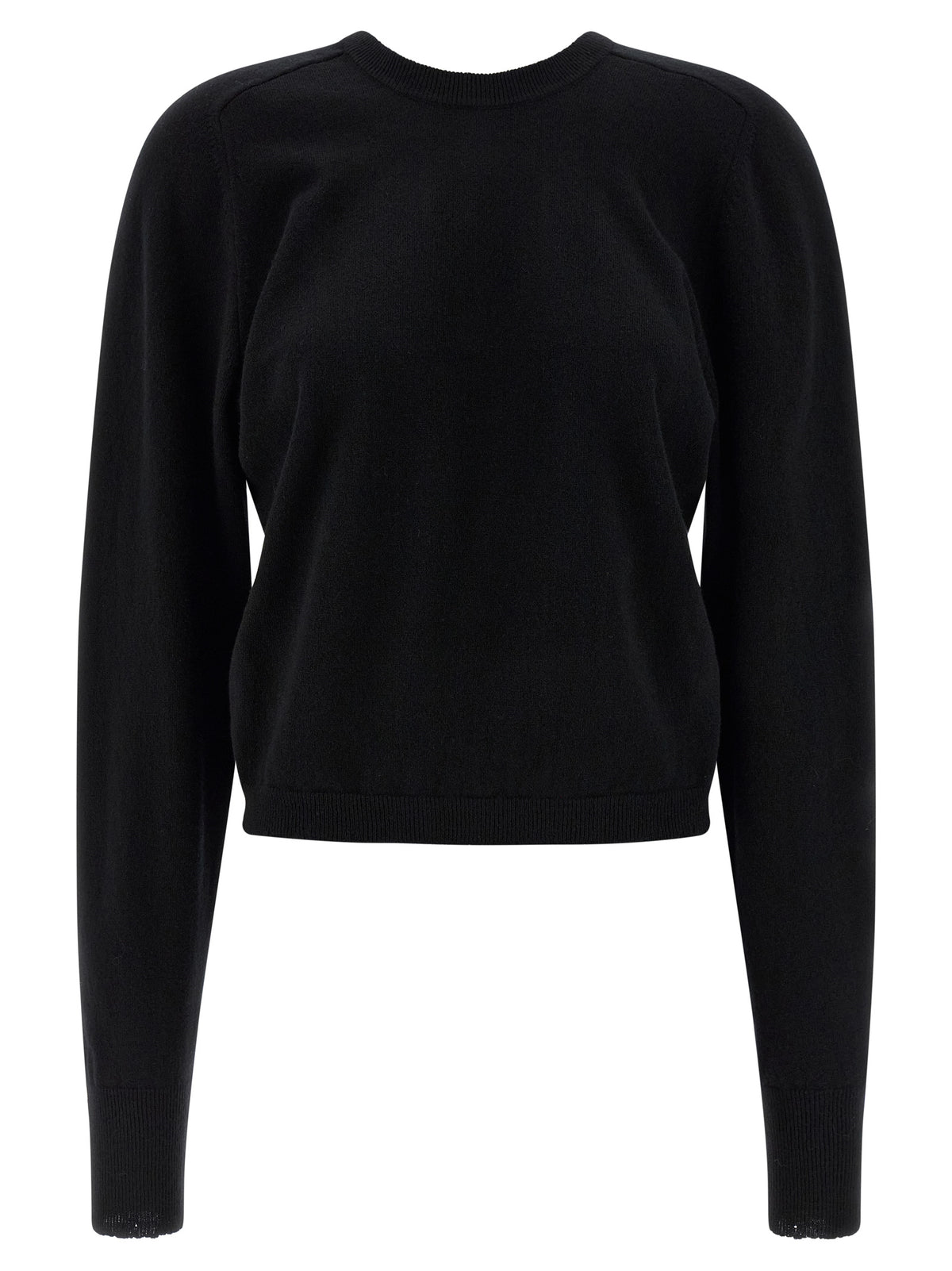 Maison Margiela Black Virgin Wool Cardigan