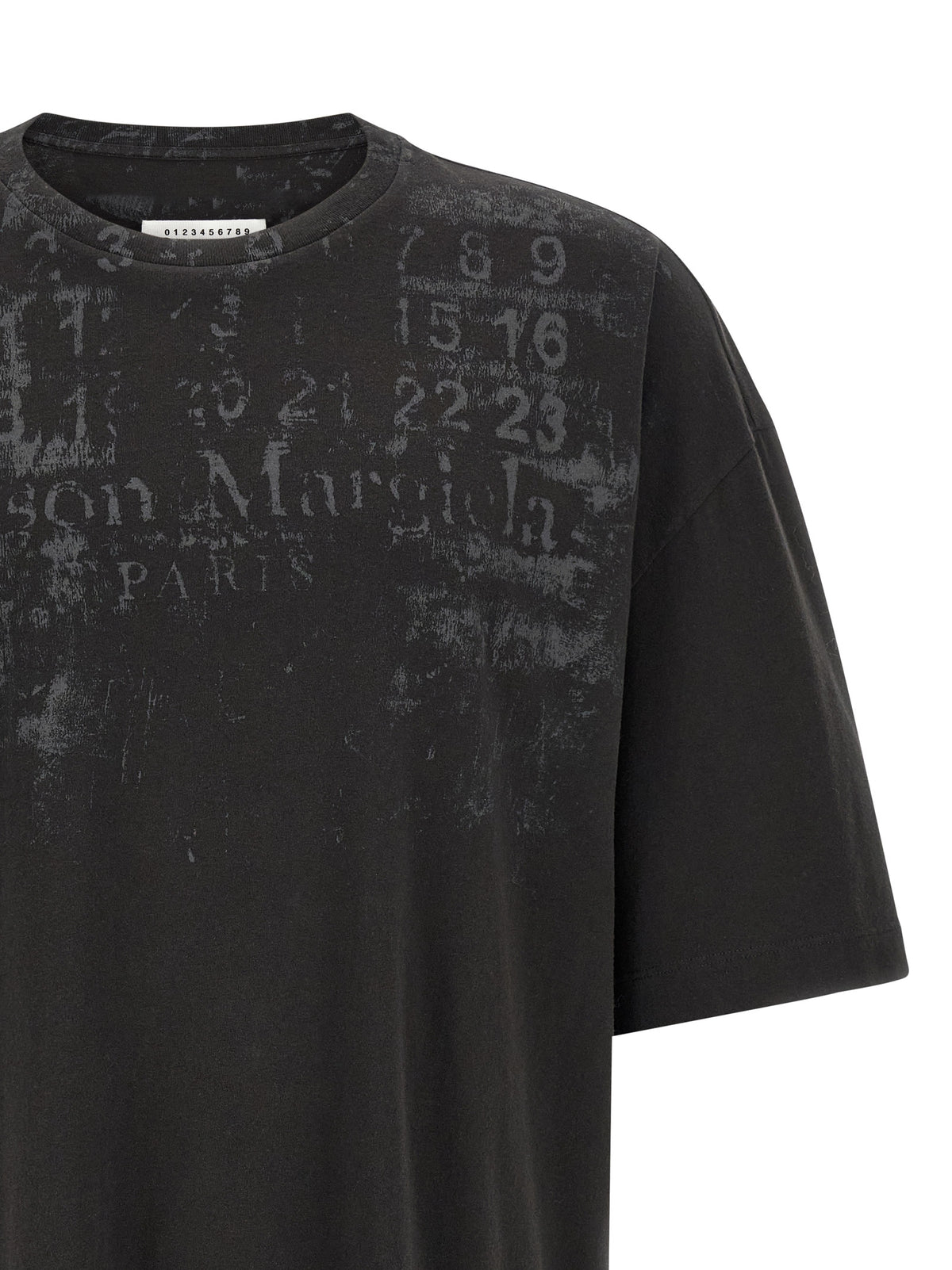 Maison Margiela Black Cotton T-Shirt