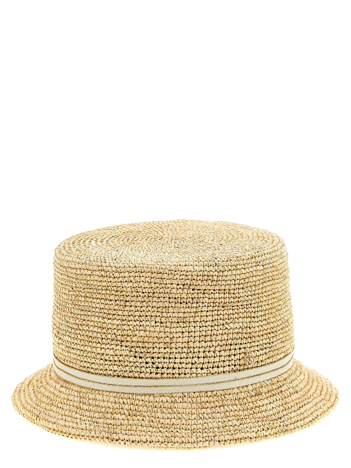 Maison Michel Beige Fabric Sunhat