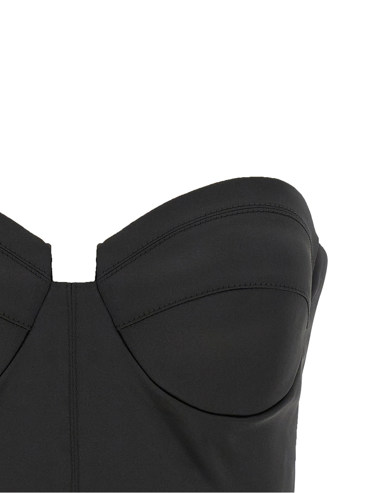 Elisabetta Franchi Black Polyester Tank Tops