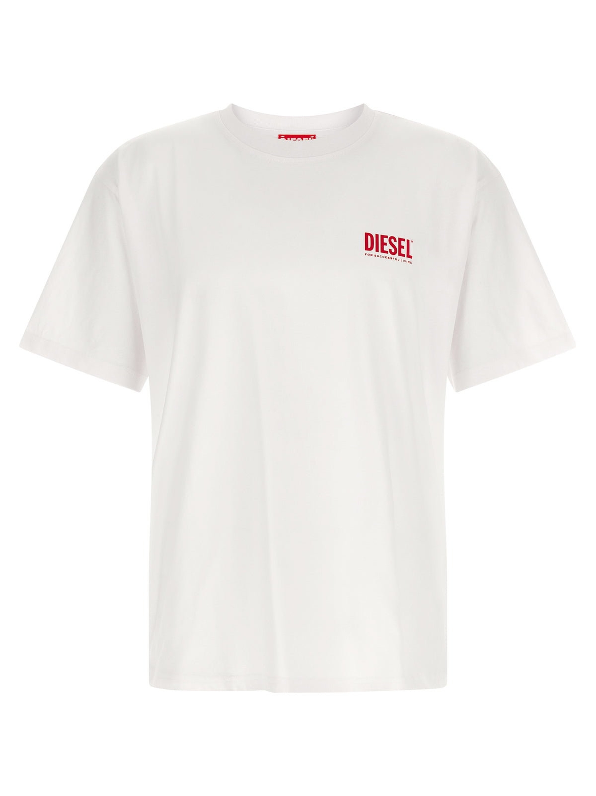Diesel White Cotton T-Shirt