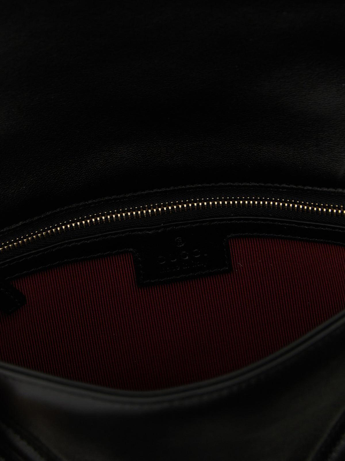 Gucci Black Lamb Leather Shoulder Bag