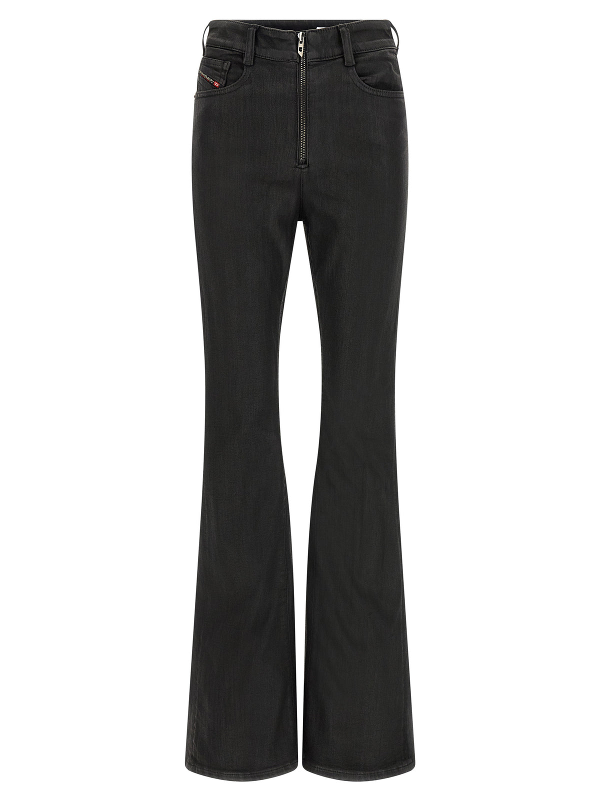 Diesel Black Cotton Slim Fit Jeans