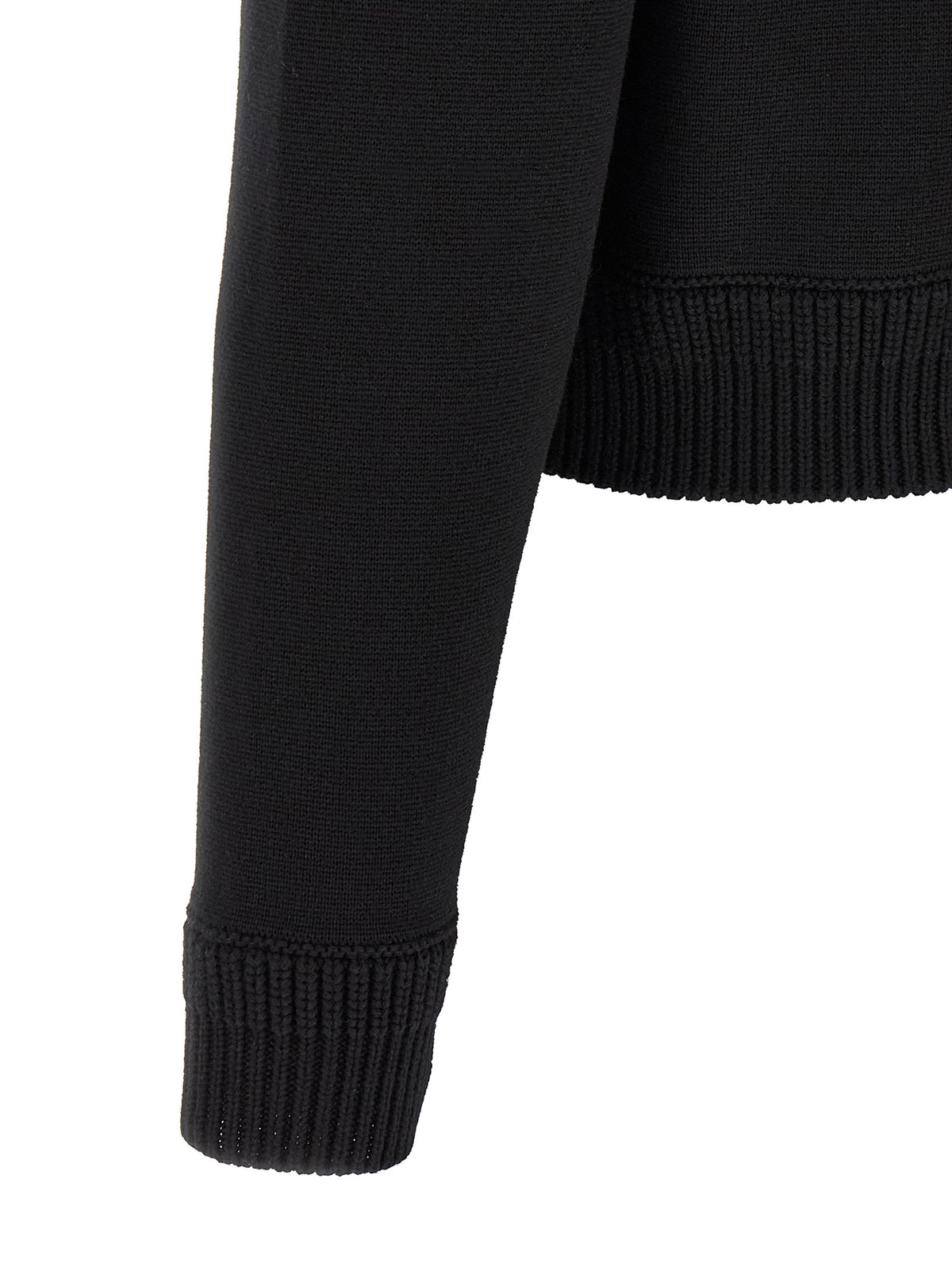 Moncler Black Polyamide Cardigan