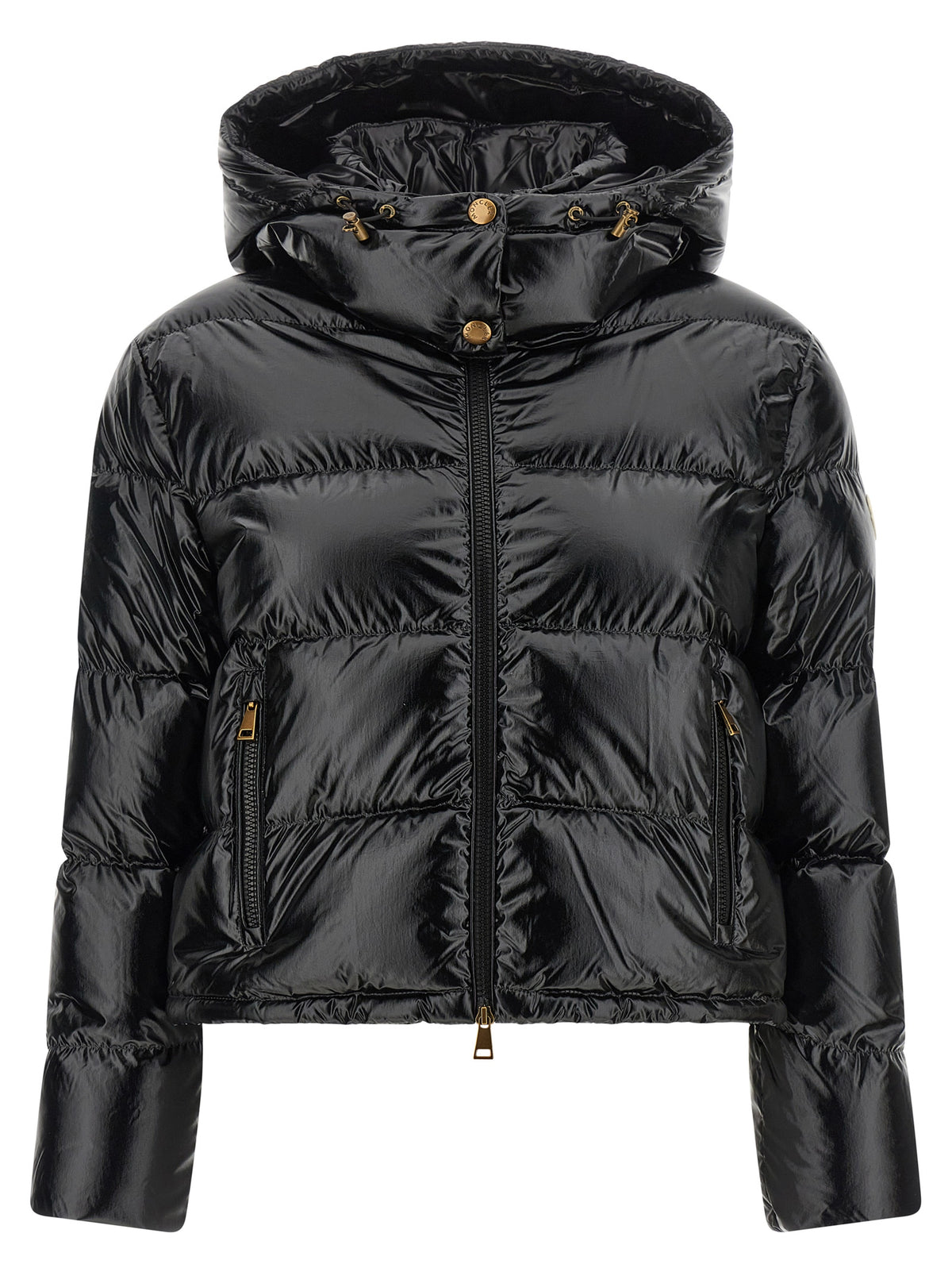 Moncler Black Polyamide Full-Length Jacket