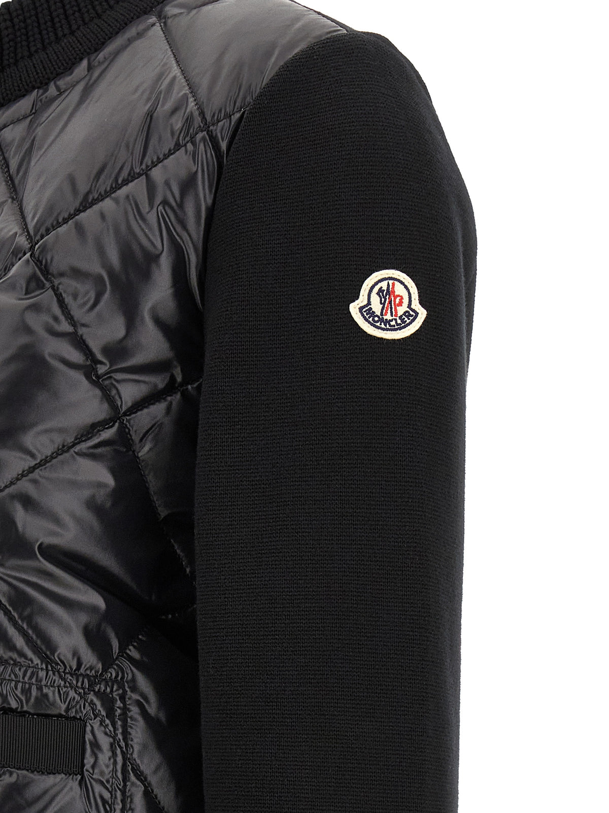 Moncler Black Polyamide Cardigan