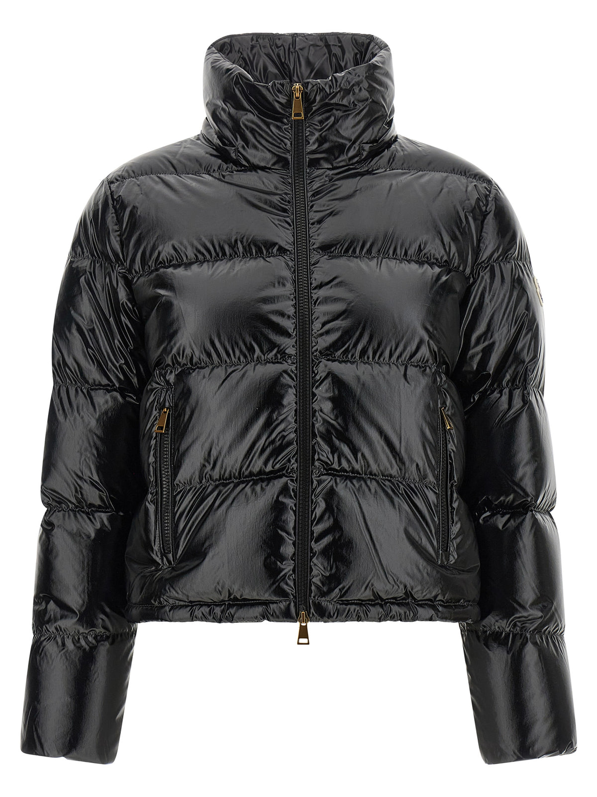 Moncler Black Polyamide Full-Length Jacket
