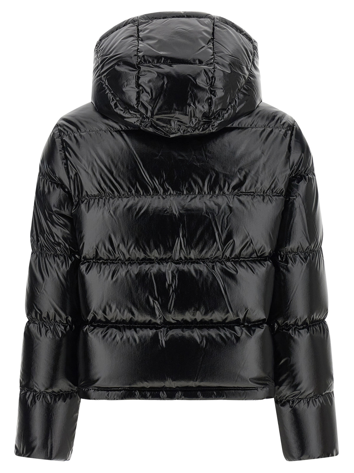 Moncler Black Polyamide Full-Length Jacket