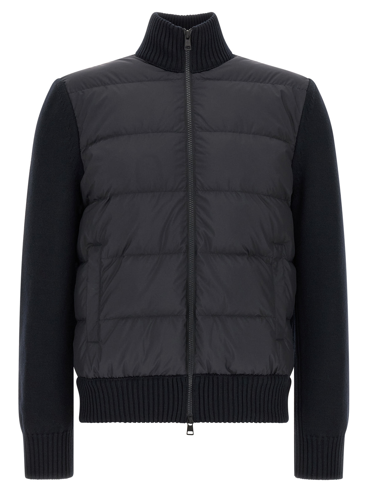Moncler Blue Polyester Cardigan